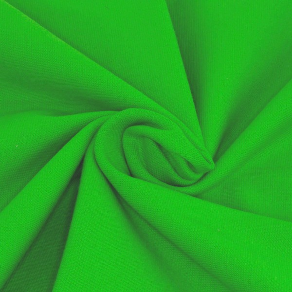 Bündchenstoff Stück 25 cm x 150 cm Knalliges Maigrün ABVERKAUF
