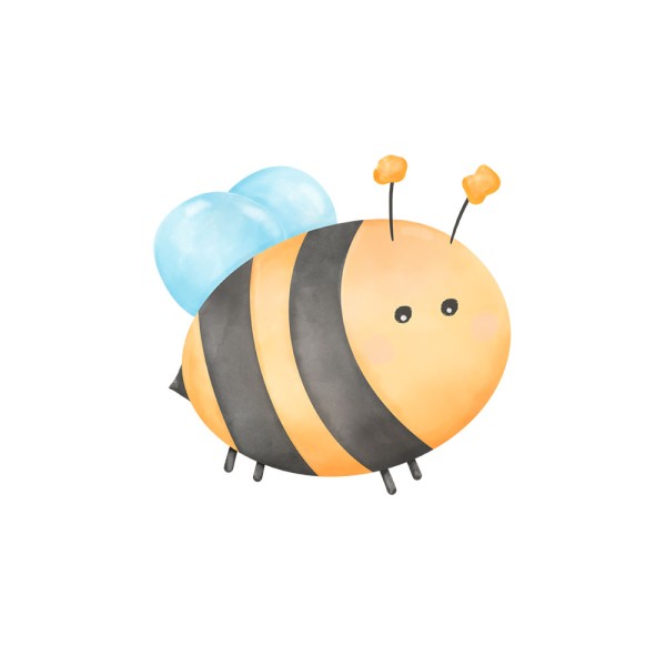 Bügelbild Biene MINI