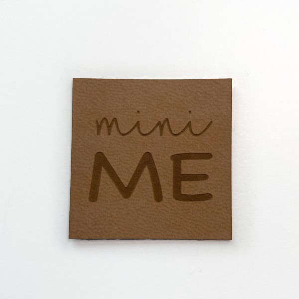 Kunstleder Label Mini Me Ocker
