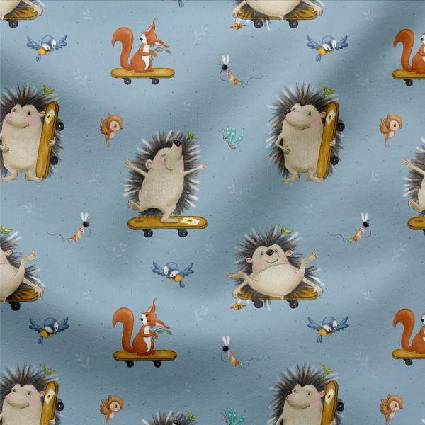 Jerseystoff Skating Hedgehogs