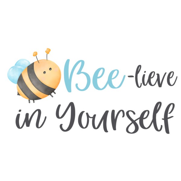 Bügelbild Bee-lieve in Yourself MINI