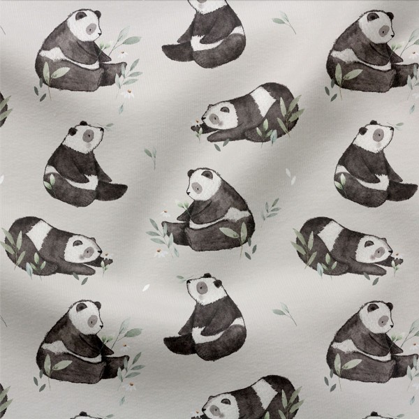 French Terry Lazy Panda